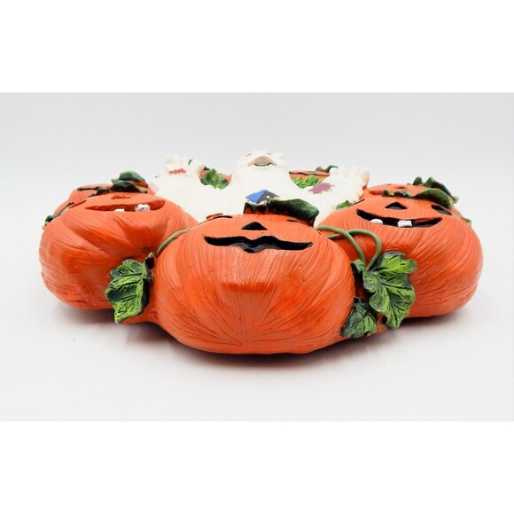 Gift Innovations Ghost and Pumpkin Wreath Talking Wall Decoration Non Working - Picture 7 of 13